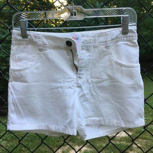 White 'Circo' Girl's Twill Shorts